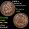 1909-s Indian Cent 1c Grades vf+