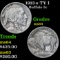 1913-s TY I Buffalo Nickel 5c Grades Choice Unc