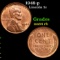 1948-p Lincoln Cent 1c Grades Choice Unc RB