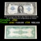 1923 $1 large size Blue Seal Silver Certificate, Fr-237 Signatures of Speelman & White Grades vf++