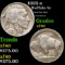 1923-s Buffalo Nickel 5c Grades xf