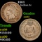 1863 Indian Cent 1c Grades Select AU