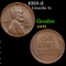 1933-d Lincoln Cent 1c Grades Choice AU