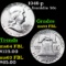1949-p Franklin Half Dollar 50c Grades Choice Unc FBL