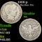 1906-p Barber Quarter 25c Grades f+