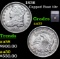 1836 Capped Bust Dime 10c Graded au55 BY SEGS