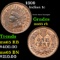 1899 Indian Cent 1c Grades GEM Unc RB