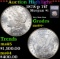 ***Auction Highlight*** 1878-p 7tf Morgan Dollar $1 Graded ms64+ By SEGS (fc)