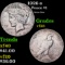 1926-s Peace Dollar $1 Grades vf+