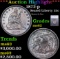***Auction Highlight*** 1872-p Seated Liberty Quarter 25c Graded ms62 By SEGS (fc)