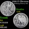 1916-d Obverse Walking Liberty Half Dollar 50c Grades vg+