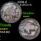 1938-d Buffalo Nickel 5c Grades Choice Unc