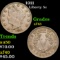 1911 Liberty Nickel 5c Grades xf+
