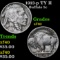 1913-p TY II Buffalo Nickel 5c Grades xf