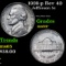 1939-p Rev 40 Jefferson Nickel 5c Grades Choice+ Unc