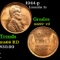 1944-p Lincoln Cent 1c Grades Gem+ Unc RD