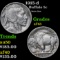 1915-d Buffalo Nickel 5c Grades xf+
