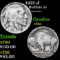 1927-d Buffalo Nickel 5c Grades vf++