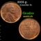 1935-p Lincoln Cent 1c Grades Choice Unc RB