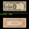 1943 Philippines(Under Japanese Occupation) 5 Pesos Note P# 110A Grades vf++