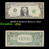 1963B $1 Federal Reserve Note Grades vf++