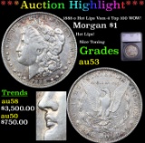 ***Auction Highlight*** 1888-o Hot Lips Vam-4 Top 100 WOW! Morgan Dollar $1 Graded au53 By SEGS (fc)