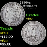 1899-s Morgan Dollar $1 Grades vf++