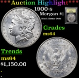 ***Auction Highlight*** 1900-s Morgan Dollar $1 Graded Choice Unc BY USCG (fc)