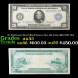 1914 $20 Large Size Federal Reserve Note (8-H St Louis Fr-994 Grades Select AU