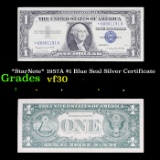 *StarNote* 1957A $1 Blue Seal Silver Certificate Grades vf++