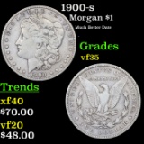 1900-s Morgan Dollar $1 Grades vf++