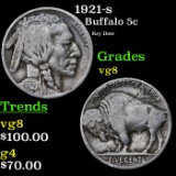 1921-s Buffalo Nickel 5c Grades vg, very good