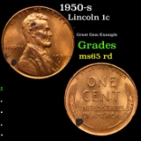 1950-s Lincoln Cent 1c Grades GEM Unc RD