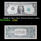 1963B $1 'Barr Note' Federal Reserve Note Grades xf