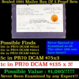 Original Sealed Box 3- 1991 United States Mint Proof set