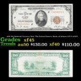 1929 $20 National Currency Note 'The Federal Reserve Bank of Atlanta GA' Fr-1870F Grades xf+