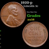 1920-p Lincoln Cent 1c Grades Choice AU/BU Slider