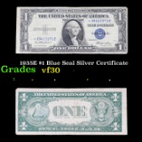 *** Star Note***1935E $1 Blue Seal Silver Certificate Grades vf++