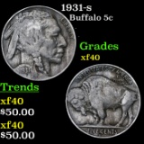 1931-s Buffalo Nickel 5c Grades xf