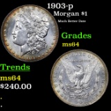 1903-p Morgan Dollar $1 Grades Choice Unc