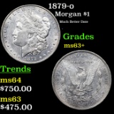 1879-o Morgan Dollar $1 Grades Select+ Unc