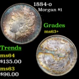 1884-o Morgan Dollar $1 Grades Select+ Unc
