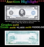 ***Auction Highlight*** 1914 $20 Large Size Federal Reserve Note (Dallas, TX) 11-K Fr-1006, Sig. Bur