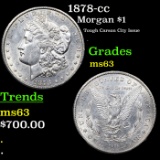 1878-cc Morgan Dollar $1 Grades Select Unc
