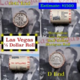 ***Auction Highlight*** Old Casino 50c Roll $10 Halves Las Vegas Casino Horseshoe 1941 Walker & D fr