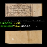 1864 Confederate States $30 Interest Note, 2nd Series Grades Choice AU/BU Slider