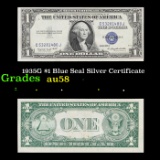 1935G $1 Blue Seal Silver Certificate Grades Choice AU/BU Slider