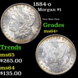 1884-o Morgan Dollar $1 Grades Choice+ Unc