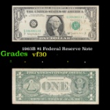 1963B $1 Federal Reserve Note Grades vf++