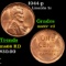 1944-p Lincoln Cent 1c Grades Gem+ Unc RD